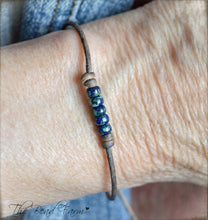 Load image into Gallery viewer, Cutie Picasso Leather Choker - Cobalt