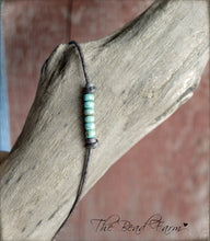 Load image into Gallery viewer, Cutie Picasso Leather Choker - Turquoise