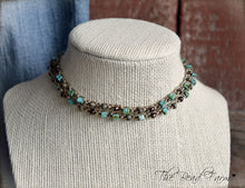 Load image into Gallery viewer, Crocheted Bead Wrap Bracelet - 4-wrap boho style bracelet for women