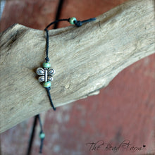 Load image into Gallery viewer, Dainty Adjustable Yoga Style Hippie String Bracelet with Butterfly