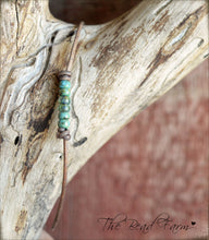Load image into Gallery viewer, Cutie Picasso Leather Choker - Turquoise blend
