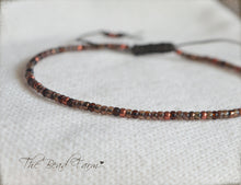 Load image into Gallery viewer, Handmade Dainty Adjustable Yoga Style String Bracelet -or- Anklet