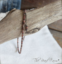 Load image into Gallery viewer, Handmade Dainty Adjustable Yoga Style String Bracelet -or- Anklet
