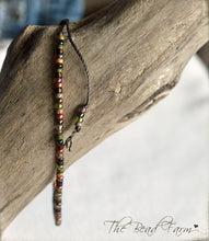 Load image into Gallery viewer, Handmade Dainty Adjustable Yoga Style String Bracelet -or- Anklet