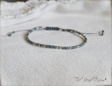 Load image into Gallery viewer, Handmade Dainty Adjustable Yoga Style String Bracelet -or- Anklet
