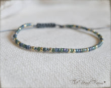 Load image into Gallery viewer, Handmade Dainty Adjustable Yoga Style String Bracelet -or- Anklet