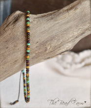 Load image into Gallery viewer, Handmade Dainty Adjustable Yoga Style String Bracelet -or- Anklet