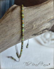 Load image into Gallery viewer, Handmade Dainty Adjustable Yoga Style String Bracelet -or- Anklet