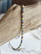 Load image into Gallery viewer, Handmade Dainty Adjustable Yoga Style String Bracelet -or- Anklet