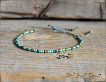 Load image into Gallery viewer, Handmade Dainty Adjustable Yoga Style String Bracelet -or- Anklet