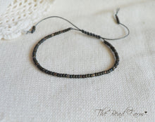 Load image into Gallery viewer, Handmade Dainty Adjustable Yoga Style String Bracelet -or- Anklet