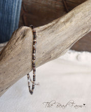Load image into Gallery viewer, Handmade Dainty Adjustable Yoga Style String Bracelet -or- Anklet
