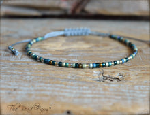 Load image into Gallery viewer, Handmade Dainty Adjustable Yoga Style String Bracelet -or- Anklet