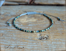 Load image into Gallery viewer, Handmade Dainty Adjustable Yoga Style String Bracelet -or- Anklet