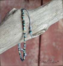 Load image into Gallery viewer, Handmade Dainty Adjustable Yoga Style String Bracelet -or- Anklet