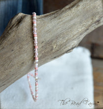 Load image into Gallery viewer, Handmade Dainty Adjustable Yoga Style String Bracelet -or- Anklet