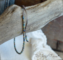 Load image into Gallery viewer, Handmade Dainty Adjustable Yoga Style String Bracelet -or- Anklet