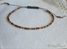 Load image into Gallery viewer, Handmade Dainty Adjustable Yoga Style String Bracelet -or- Anklet