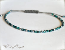 Load image into Gallery viewer, Handmade Dainty Adjustable Yoga Style String Bracelet -or- Anklet