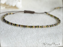 Load image into Gallery viewer, Handmade Dainty Adjustable Yoga Style String Bracelet -or- Anklet