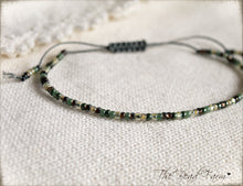 Load image into Gallery viewer, Handmade Dainty Adjustable Yoga Style String Bracelet -or- Anklet