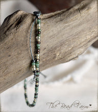 Load image into Gallery viewer, Handmade Dainty Adjustable Yoga Style String Bracelet -or- Anklet