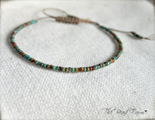 Load image into Gallery viewer, Handmade Dainty Adjustable Yoga Style String Bracelet -or- Anklet