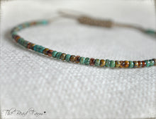 Load image into Gallery viewer, Handmade Dainty Adjustable Yoga Style String Bracelet -or- Anklet