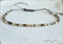 Load image into Gallery viewer, Handmade Dainty Adjustable Yoga Style String Bracelet -or- Anklet