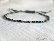 Load image into Gallery viewer, Handmade Dainty Adjustable Yoga Style String Bracelet -or- Anklet