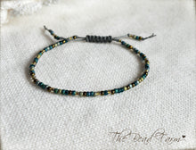 Load image into Gallery viewer, Handmade Dainty Adjustable Yoga Style String Bracelet -or- Anklet