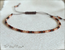 Load image into Gallery viewer, Handmade Dainty Adjustable Yoga Style String Bracelet -or- Anklet