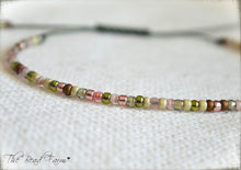 Load image into Gallery viewer, Handmade Dainty Adjustable Yoga Style String Bracelet -or- Anklet