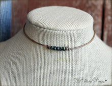 Load image into Gallery viewer, Cutie Picasso Leather Choker - Black