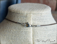 Load image into Gallery viewer, Leather Choker with Natural Stones - The Bead Farm