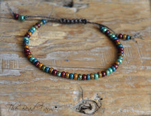 Load image into Gallery viewer, Adjustable Yoga Bracelet with Colorful Czech Glass Picasso Finished Seed Beads