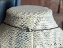 Load image into Gallery viewer, Leather Choker with Natural Stones - The Bead Farm
