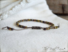 Load image into Gallery viewer, Adjustable Yoga Style Hippie Bracelet with 6/0 Glass Seed Beads