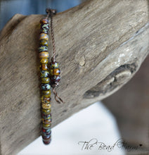 Load image into Gallery viewer, Adjustable Yoga Style Hippie Bracelet with 6/0 Glass Seed Beads