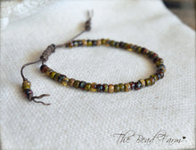 Load image into Gallery viewer, Adjustable Yoga Style Hippie Bracelet with 6/0 Glass Seed Beads