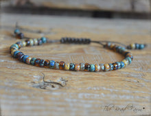Load image into Gallery viewer, Adjustable Yoga Style Hippie Bracelet with 6/0 Miyuki Glass Seed Beads