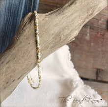 Load image into Gallery viewer, Handmade Dainty Adjustable Yoga Style String Bracelet -or- Anklet