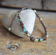 Load image into Gallery viewer, Hand Crocheted Adjustable Boho Hippie Style in colorful picassos