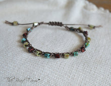 Load image into Gallery viewer, Hand Crocheted Adjustable Boho Hippie Style in colorful picassos