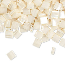 Load image into Gallery viewer, Miyuki Tila Beads- Antique Ivory Pearl Ceylon