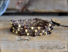 Load image into Gallery viewer, Boho Wrap Bracelet - Crocheted Bead Wrap - The Bead Farm