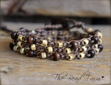 Load image into Gallery viewer, Boho Wrap Bracelet - Crocheted Bead Wrap - The Bead Farm