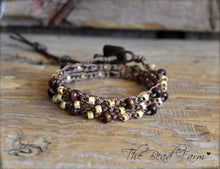 Load image into Gallery viewer, Boho Wrap Bracelet - Crocheted Bead Wrap - The Bead Farm