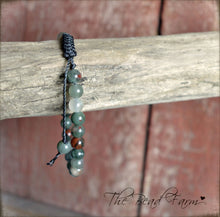 Load image into Gallery viewer, Dragon Blood Jasper Gemstone Bracelet - Adjustable Yoga Bracelet - The Bead Farm