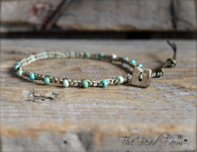 Load image into Gallery viewer, Handmade Crocheted Bead Anklet - Beach Anklet - The Bead Farm